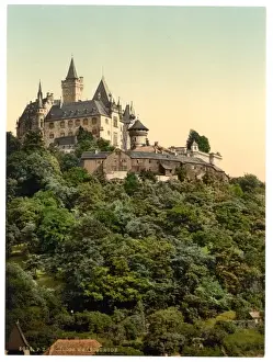 German Historical Images Drucke: The castle, Wernigerode, Hartz, Germany