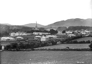 Early 1900s Irish Townscape Drucke: Castlewellan, Co. Down