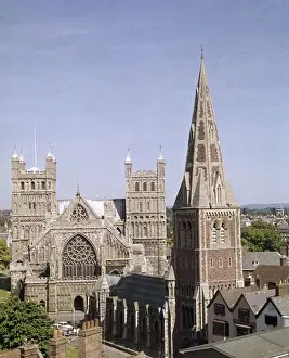 Exeter Cathedral Drucke: Cathedral Church of St Peter, Exeter, Devon