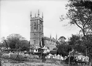 Irish Cathedrals Drucke: Down Cathedral, Downpatrick, from Sw