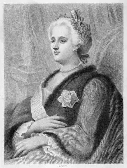 Catherine II Empress Russia Drucke: Catherine Ii / Schoff