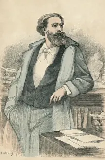 Historical French Writers Drucke: Catulle Mendes