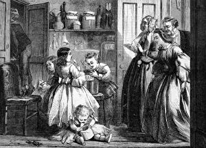Historical Christmas Scenes Drucke: Caught