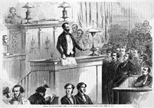 French Revolution Events Drucke: Cavaignac Speaks