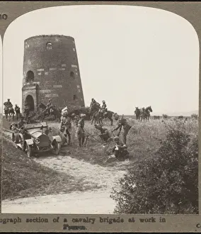 British Army In India Drucke: Cavalry Brigade at Work