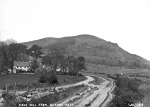 Early 1900s Photography Drucke: Cave Hill from Quarry Path