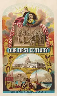 Early American History Images Drucke: US Centenary Celebration