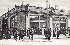 London Underground History Drucke: Central London Railway Twopenny Tube - Shepherds Bush