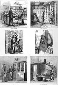 General Post Office London Drucke: The Central Post Office Telegraph Establishment