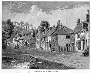 Buckinghamshire Drucke: Chalfont St Giles