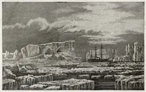 Icebergs In Antarctica Drucke: Challenger in Antarctic