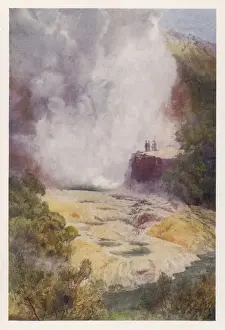 New Zealand Geothermal Sites Drucke: CHAMPAGNE CAULDRON