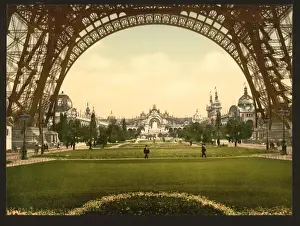Champs-de-Mars zur Weltausstellung von 1900 in Paris Frankreich