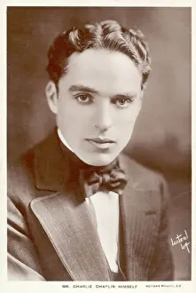 Charlie Chaplin Drucke: Chaplin / Postcard Anon