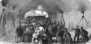 Charing Cross Station Drucke: Charing X Covered Way