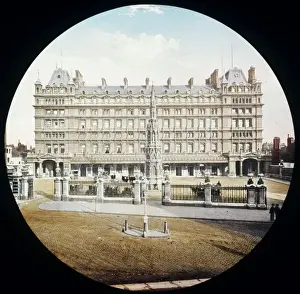 British Railway Architecture Photos Drucke: Charing X Lantern Slide