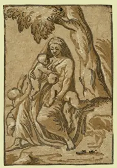 Female Figurative Artwork Drucke: Charity
