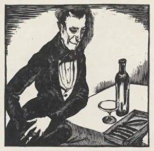 Literary Figure Portraits Drucke: Charles Baudelaire
