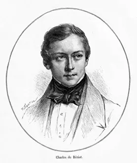 Entertainment History Figures Drucke: Charles De Beriot