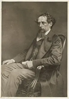 Drucke von Karl Dickens Schriftsteller D Drucke: Karl Dickens / Biblys