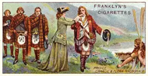 Jacobite Rebellion History Drucke: Charles / Flora Escape