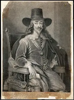 Historical Royal Portraits UK Drucke: Charles I at Trial