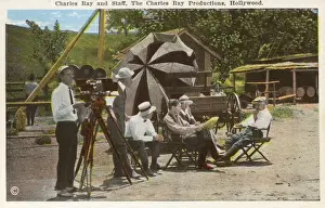 Vintage Cinema Photography Drucke: Charles Ray Directing
