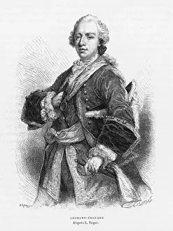 Bonnie Prince Charlie Portrait Drucke: Charles Stuart / Guizot