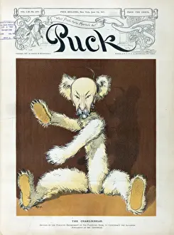 Puck Magazine Artwork Drucke: The charliebear