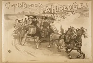 Musical Theatre History UK Drucke: Chas. E. Blaneys latest musical comedy sucess, A hired girl