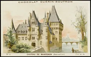 French Chateaux Drucke: Chateau / Maintenton
