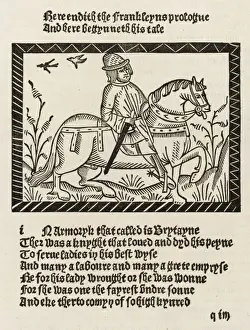 Canterbury Tales Illustrations Drucke: Chaucer, the Franklin