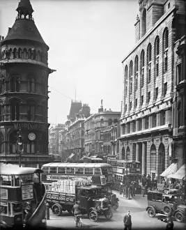 Cheapside London Drucke: Cheapside 1930S