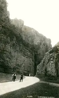 English Coastline Images Drucke: Cheddar Cliffs