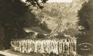 Somerset Landscape Photography Drucke: Cheddar - The Waterfall