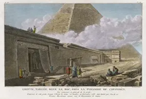 Chephren Pyramid Drucke: Chephren Pyramid & Cave