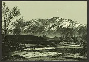 Coloured Photochrom Prints Online Drucke: Cheyenne Mountain