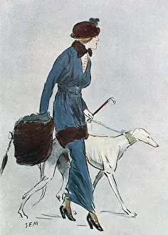 Vintage Fashion Trends Drucke: Chic Vs False Chic 1914