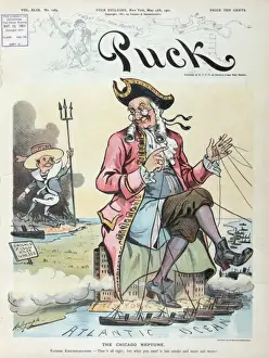 Puck Magazine Prints Online Drucke: The Chicago Neptune