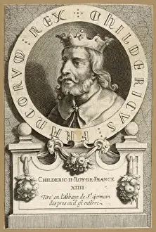 Medieval European Kings Drucke: Childeric II