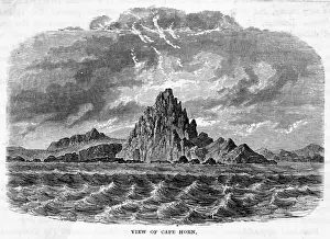Historical Maps Of America Drucke: Chile Cape Horn
