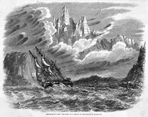 Historical Maritime Images Drucke: Chile Straits Magellan