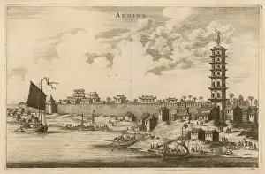 Chinese Cityscape Drucke: China - Anhing