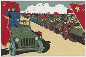 Vorsitzender Mao Drucke: Chinas Volksarmee 1951
