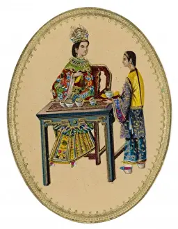 Chinese Tea Culture Drucke: Chinese Drinking Tea
