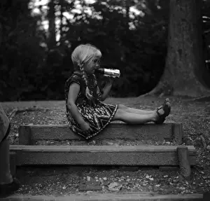 Wooden Bench Scene Drucke: Chocolate Zeppelin