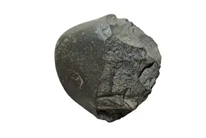 Prehistoric Stone Tools Drucke: Chopper. Lower Paleolithic