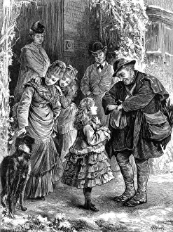Country House Scene Drucke: Christmas post