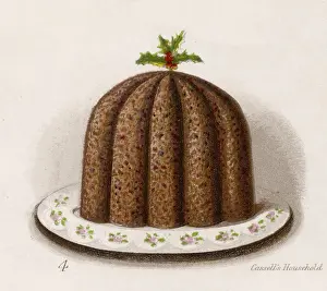 Traditional Christmas Dessert Drucke: Christmas Pudding