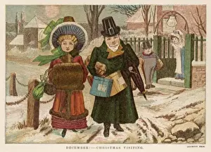 Christmas Present Delivery Drucke: Christmas Visiting